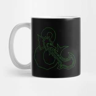 Dragon Vector - Green Mug